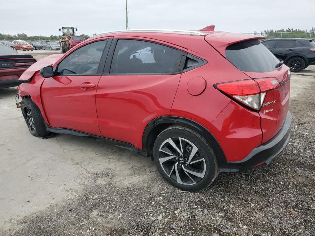 3CZRU5H12KM718584 - 2019 HONDA HR-V SPORT RED photo 2