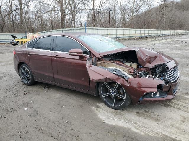 3FA6P0HD2GR164153 - 2016 FORD FUSION SE BROWN photo 4