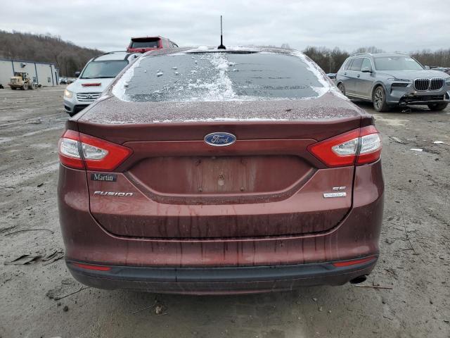 3FA6P0HD2GR164153 - 2016 FORD FUSION SE BROWN photo 6