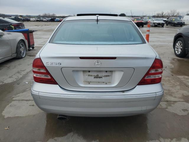 WDBRF52H16F765812 - 2006 MERCEDES-BENZ C 230 SILVER photo 6