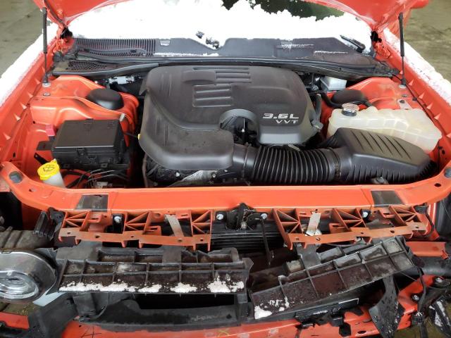 2C3CDZGG6LH120768 - 2020 DODGE CHALLENGER SXT ORANGE photo 11