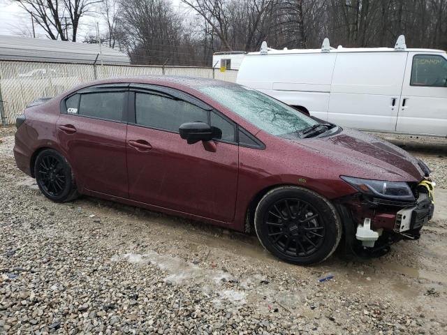 19XFB2F83EE034736 - 2014 HONDA CIVIC EX MAROON photo 4