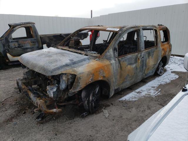 5N1AA0NC6DN615483 - 2013 NISSAN ARMADA SV BURN photo 1