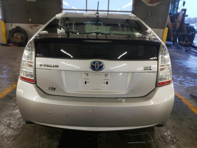 JTDKN3DUXA0062824 - 2010 TOYOTA PRIUS SILVER photo 6