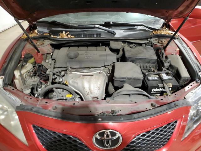 4T1BF3EKXBU671492 - 2011 TOYOTA CAMRY BASE RED photo 11