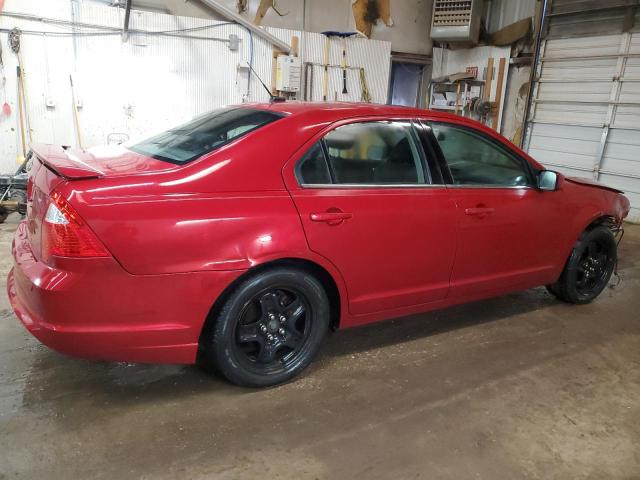 3FAHP0HA9AR350410 - 2010 FORD FUSION SE RED photo 3