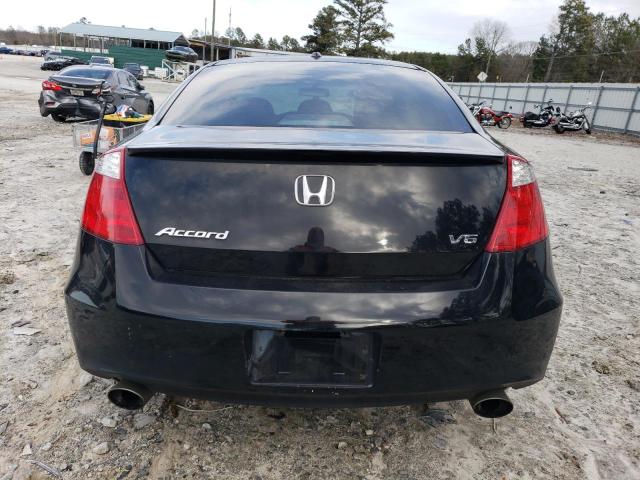 1HGCS2B85AA006007 - 2010 HONDA ACCORD EXL BLACK photo 6