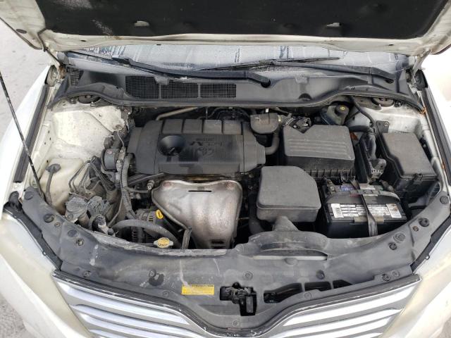 4T3ZA3BB5AU024781 - 2010 TOYOTA VENZA WHITE photo 11