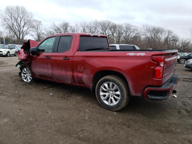 1GCRYBEK7MZ342794 - 2021 CHEVROLET SILVERADO K1500 CUSTOM RED photo 2