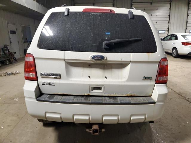 1FMCU9DG8AKD38972 - 2010 FORD ESCAPE XLT WHITE photo 6