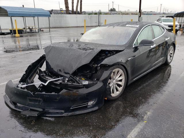 5YJSA1E22HF179466 - 2017 TESLA MODEL S Սև լուսանկար 1