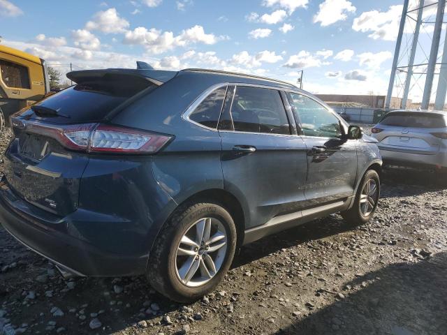 2FMPK4J84GBC08620 - 2016 FORD EDGE SEL GREEN photo 3