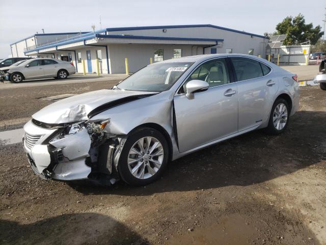 JTHBW1GG5E2060835 - 2014 LEXUS ES 300H SILVER photo 1