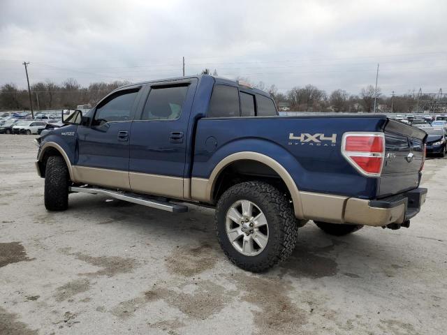 1FTFW1EF0CFC70438 - 2012 FORD F150 SUPERCREW BLUE photo 2