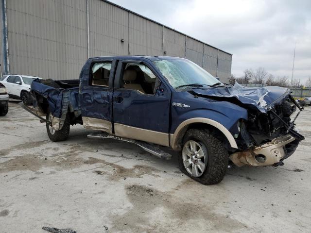 1FTFW1EF0CFC70438 - 2012 FORD F150 SUPERCREW BLUE photo 4