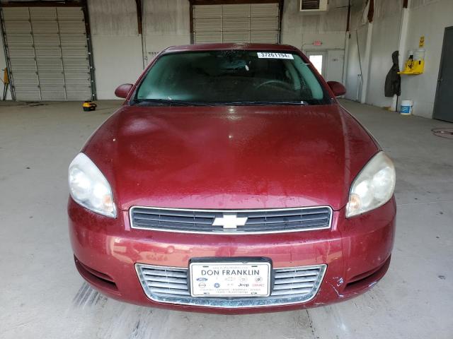 2G1WT58K579357767 - 2007 CHEVROLET IMPALA LT MAROON photo 5