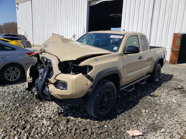 5TFSZ5AN7KX205203 - 2019 TOYOTA TACOMA ACCESS CAB ოქროსფერი ფოტო 1