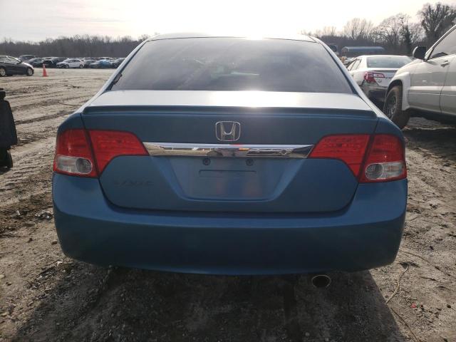 2HGFA166X9H509029 - 2009 HONDA CIVIC LX-S Կապույտ լուսանկար 6