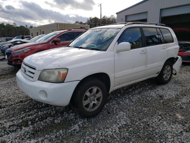 JTEDP21A470136198 - 2007 TOYOTA HIGHLANDER SPORT WHITE photo 1