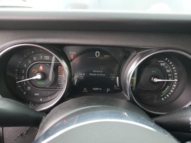 1C4JJXP64NW275248 - 2022 JEEP WRANGLER U SAHARA 4XE BLACK photo 9