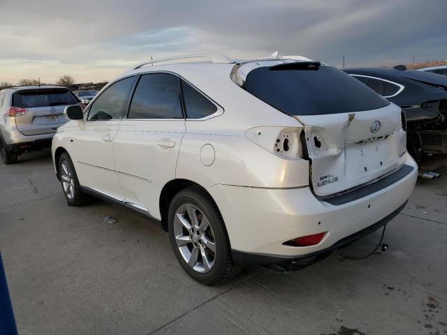 JTJZK1BA5A2000771 - 2010 LEXUS RX 350 WHITE photo 2