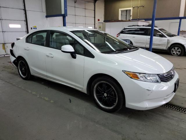 19XFB2F5XCE374856 - 2012 HONDA CIVIC LX WHITE photo 4