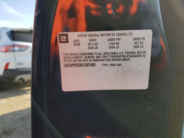 2G2WP552561287463 - 2006 PONTIAC GRAND PRIX 蓝色 照片 12