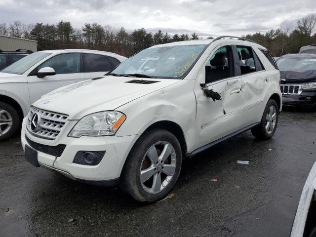 4JGBB8GB9BA671605 - 2011 MERCEDES-BENZ ML 350 4MATIC WHITE photo 1