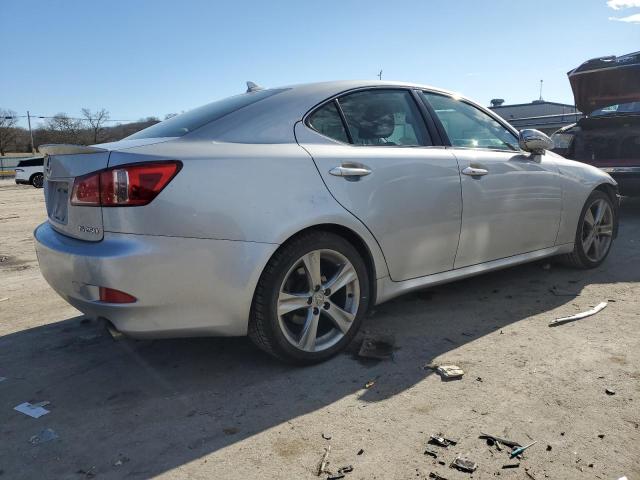 JTHBF5C29B5131871 - 2011 LEXUS IS 250 SILVER photo 3