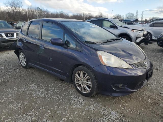 JHMGE8H41AC026272 - 2010 HONDA FIT SPORT PURPLE photo 4