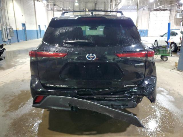 5TDXBRCH4MS519540 - 2021 TOYOTA HIGHLANDER HYBRID LIMITED BLACK photo 6