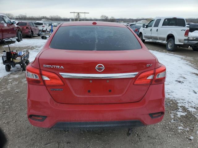 3N1AB7AP8JL631184 - 2018 NISSAN SENTRA S RED photo 6