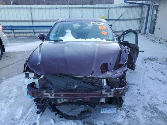 3FA6P0T99HR271690 - 2017 FORD FUSION SE BURGUNDY photo 5