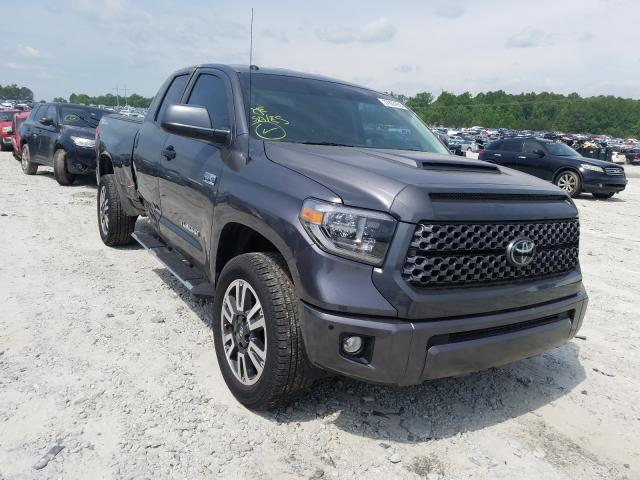 5TFRY5F19JX235826 - 2018 TOYOTA TUNDRA DOUBLE CAB SR/SR5  photo 1