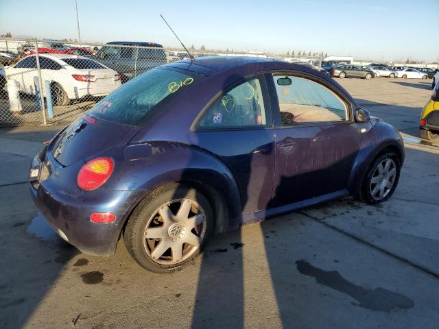 3VWDD21C62M411040 - 2002 VOLKSWAGEN BEETLE GLX BLUE photo 3