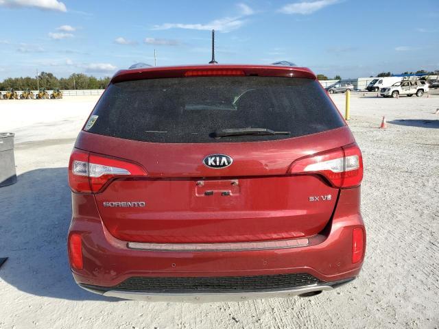 5XYKW4A79FG641290 - 2015 KIA SORENTO SX RED photo 6