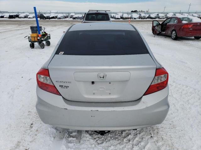 19XFB2F53CE042290 - 2012 HONDA CIVIC LX SILVER photo 6