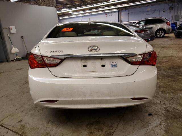 5NPEB4AC3BH187188 - 2011 HYUNDAI SONATA GLS WHITE photo 6