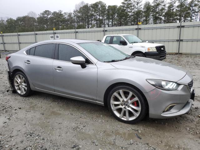 JM1GJ1V64E1135773 - 2014 MAZDA 6 TOURING SILVER photo 4