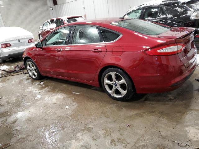 3FA6P0H79ER255797 - 2014 FORD FUSION SE RED photo 2