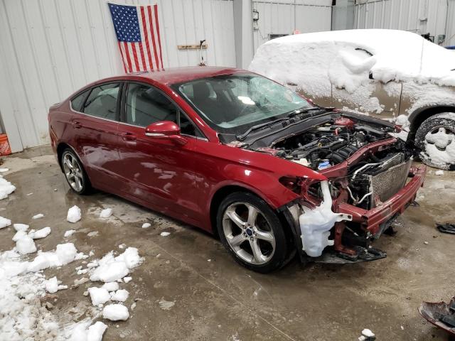 3FA6P0H79ER255797 - 2014 FORD FUSION SE RED photo 4