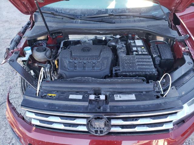 3VV1B7AX9KM074439 - 2019 VOLKSWAGEN TIGUAN S RED photo 12