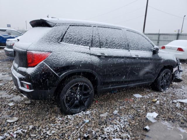 5FNYF8H54NB004867 - 2022 HONDA PASSPORT EXL أسود صورة 3