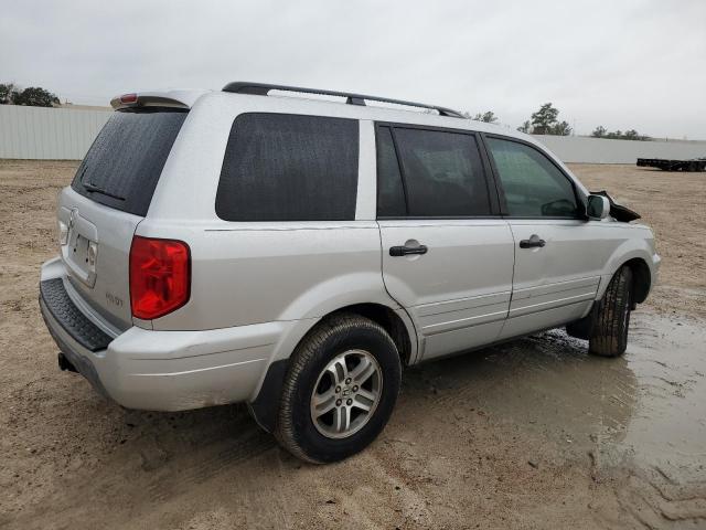 5FNYF18535B013468 - 2005 HONDA PILOT EXL SILVER photo 3