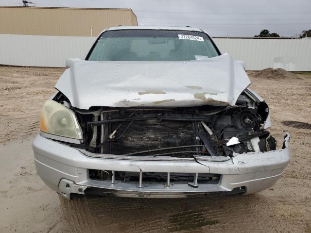 5FNYF18535B013468 - 2005 HONDA PILOT EXL SILVER photo 5