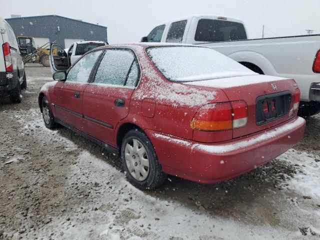 1HGEJ6670WL023605 - 1998 HONDA CIVIC LX RED photo 2