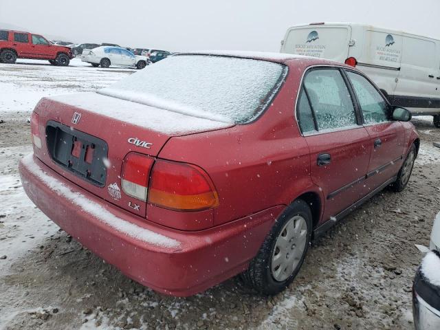 1HGEJ6670WL023605 - 1998 HONDA CIVIC LX RED photo 3