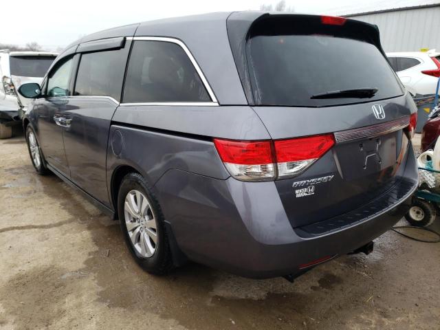 5FNRL5H69GB054011 - 2016 HONDA ODYSSEY EXL GRAY photo 2