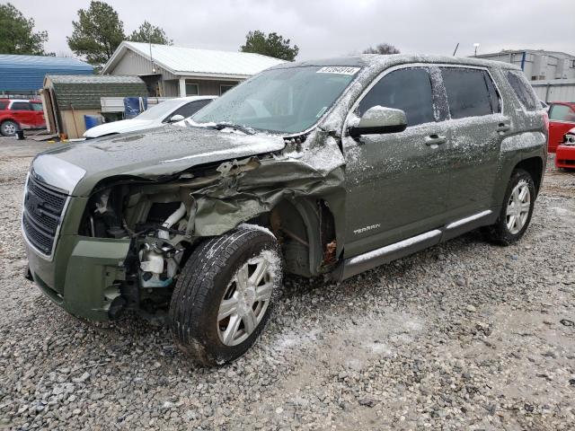 2GKALMEK3F6143042 - 2015 GMC TERRAIN SLE GREEN photo 1