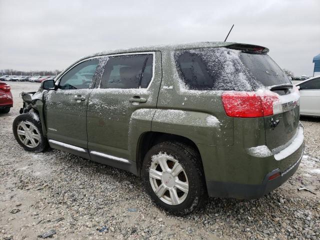 2GKALMEK3F6143042 - 2015 GMC TERRAIN SLE GREEN photo 2